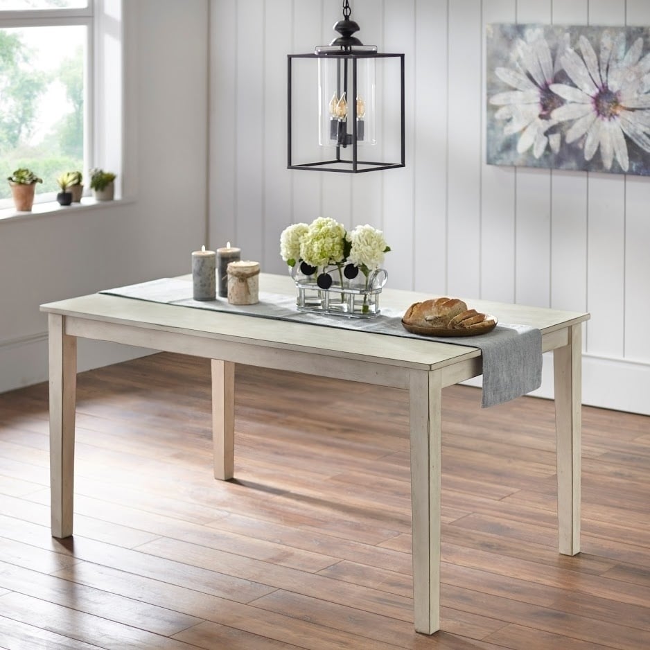 simple living olin barn wood dining set