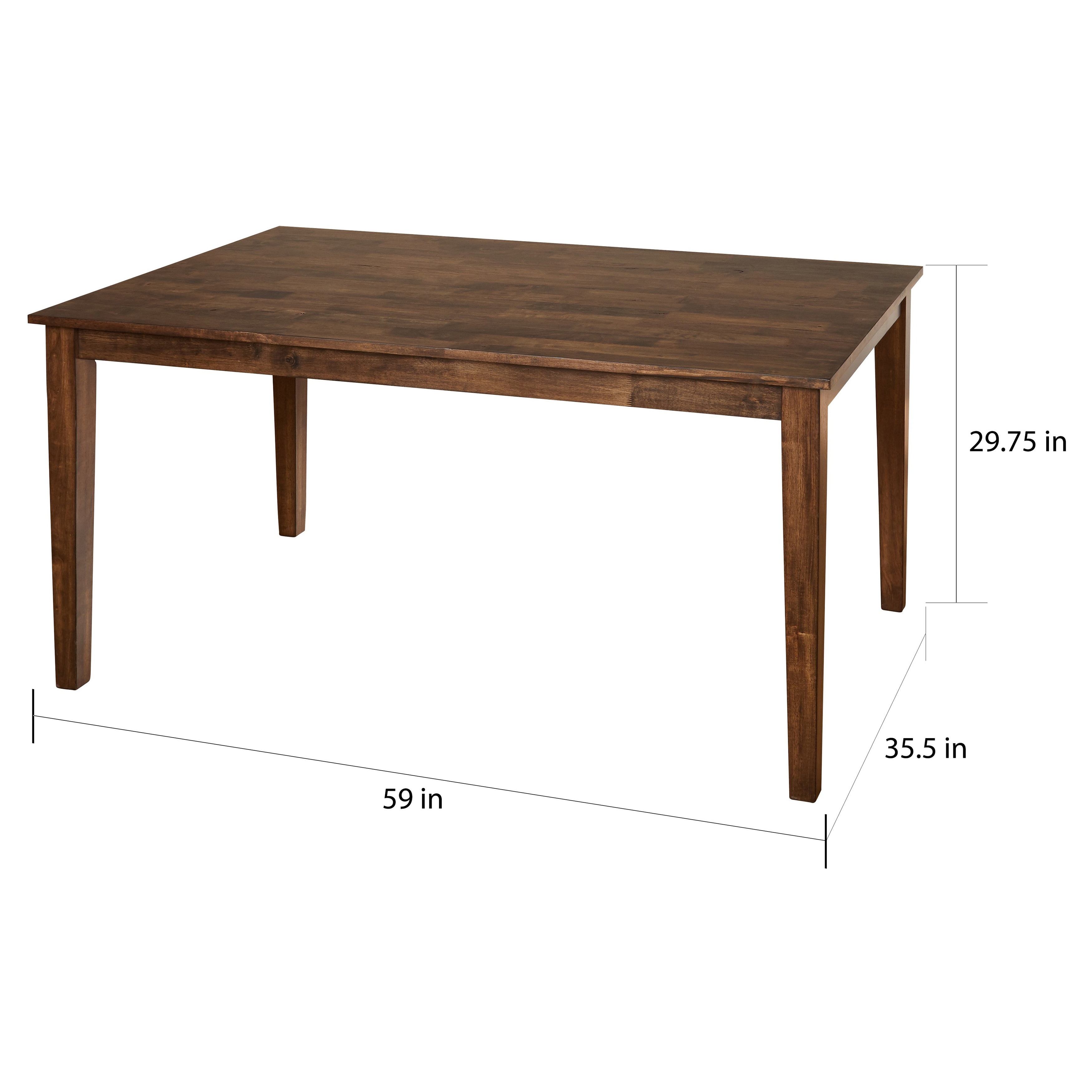 simple living olin barn wood dining set