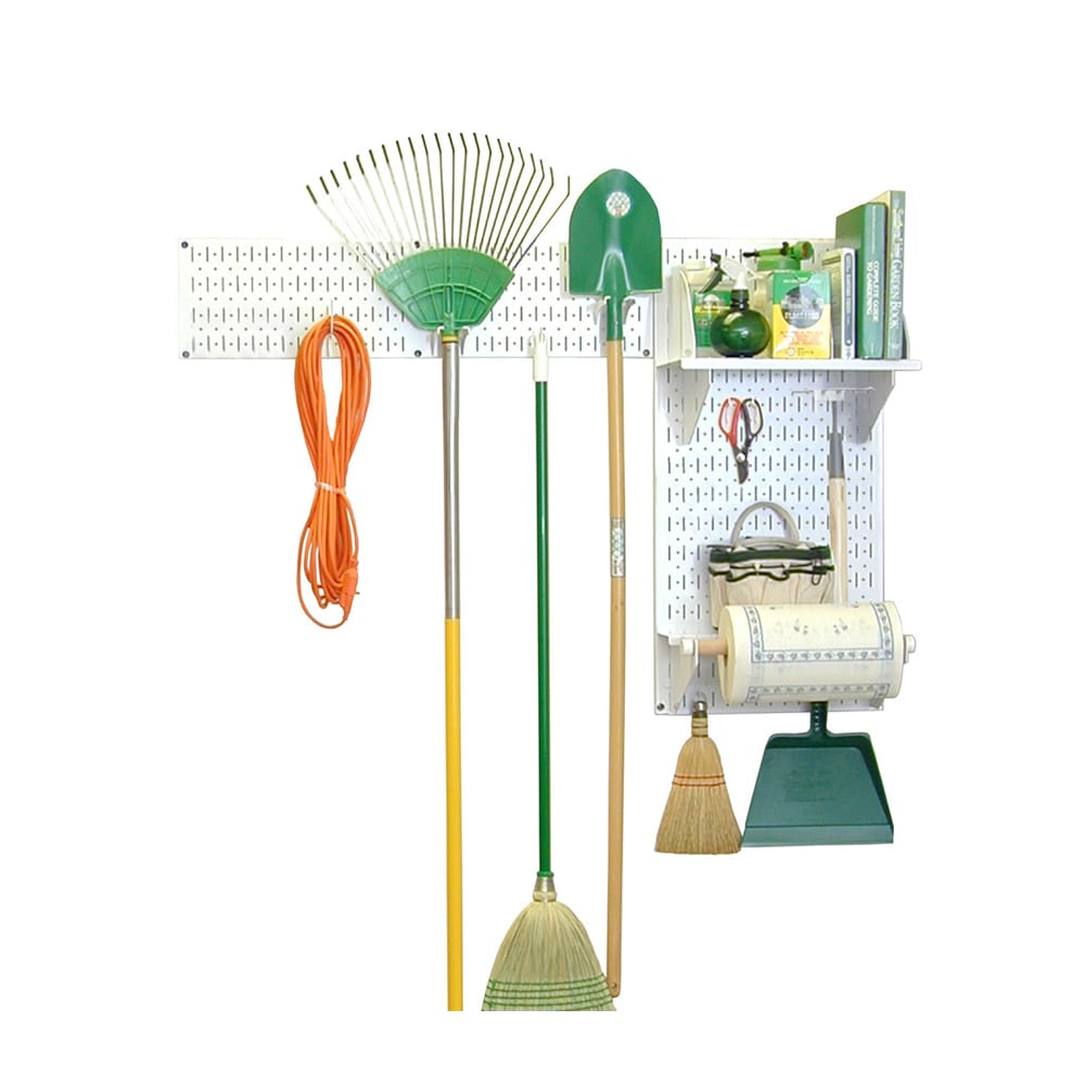 Wall Control Pegboard Garden Tool Board Organizer with White Pegboard Bed Bath & Beyond 16391923