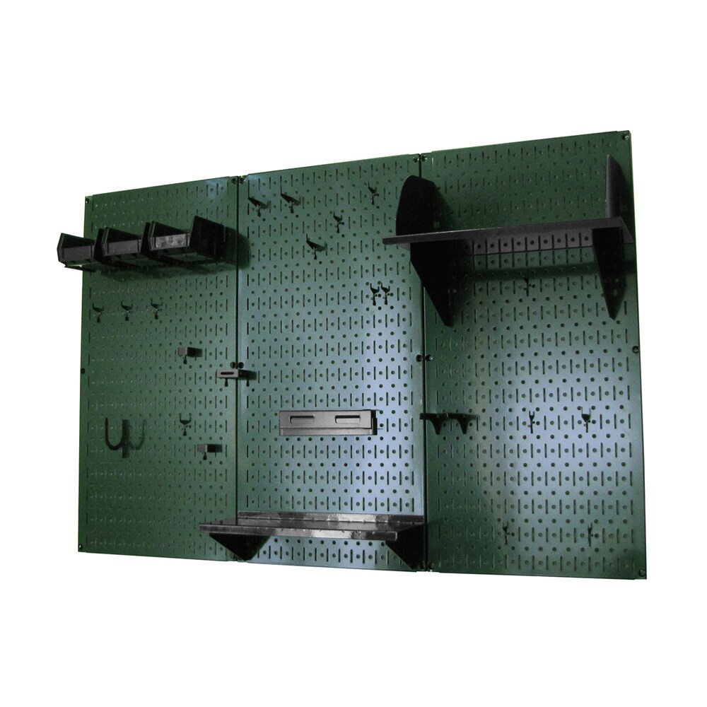 Office Wall Organizer - Steel Pegboard - Black - Wall Control