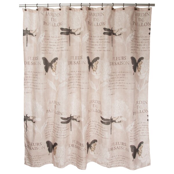 Shop Famous Home Papillion Shower Curtain Free Shipping On Orders