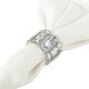 preview thumbnail 2 of 1, Jeweled Gem Stone Napkin Ring - Set of 4