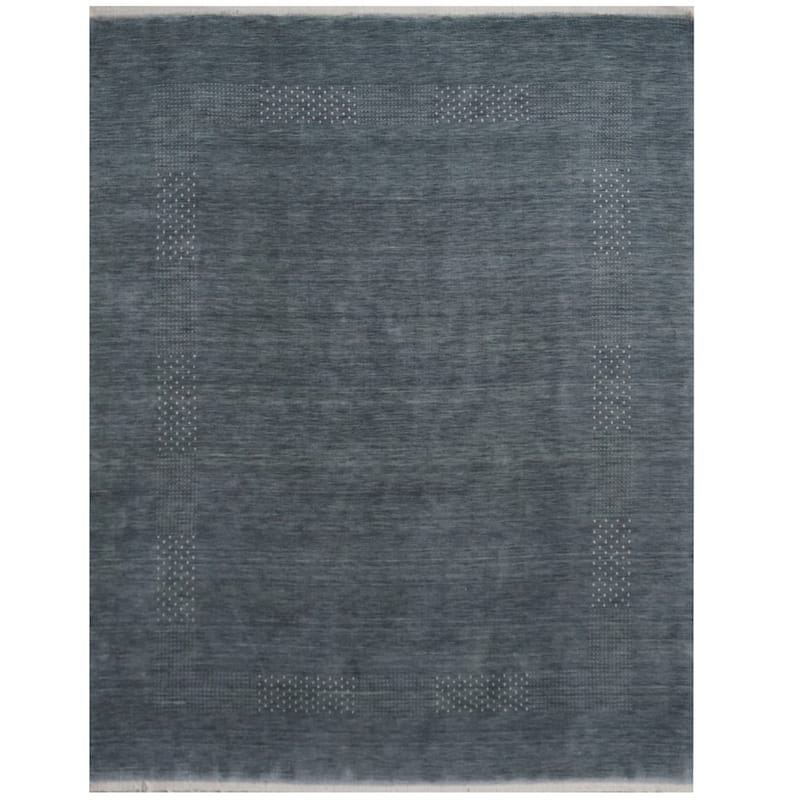 Handmade Gabbeh Wool Rug (India) - 8' x 10'