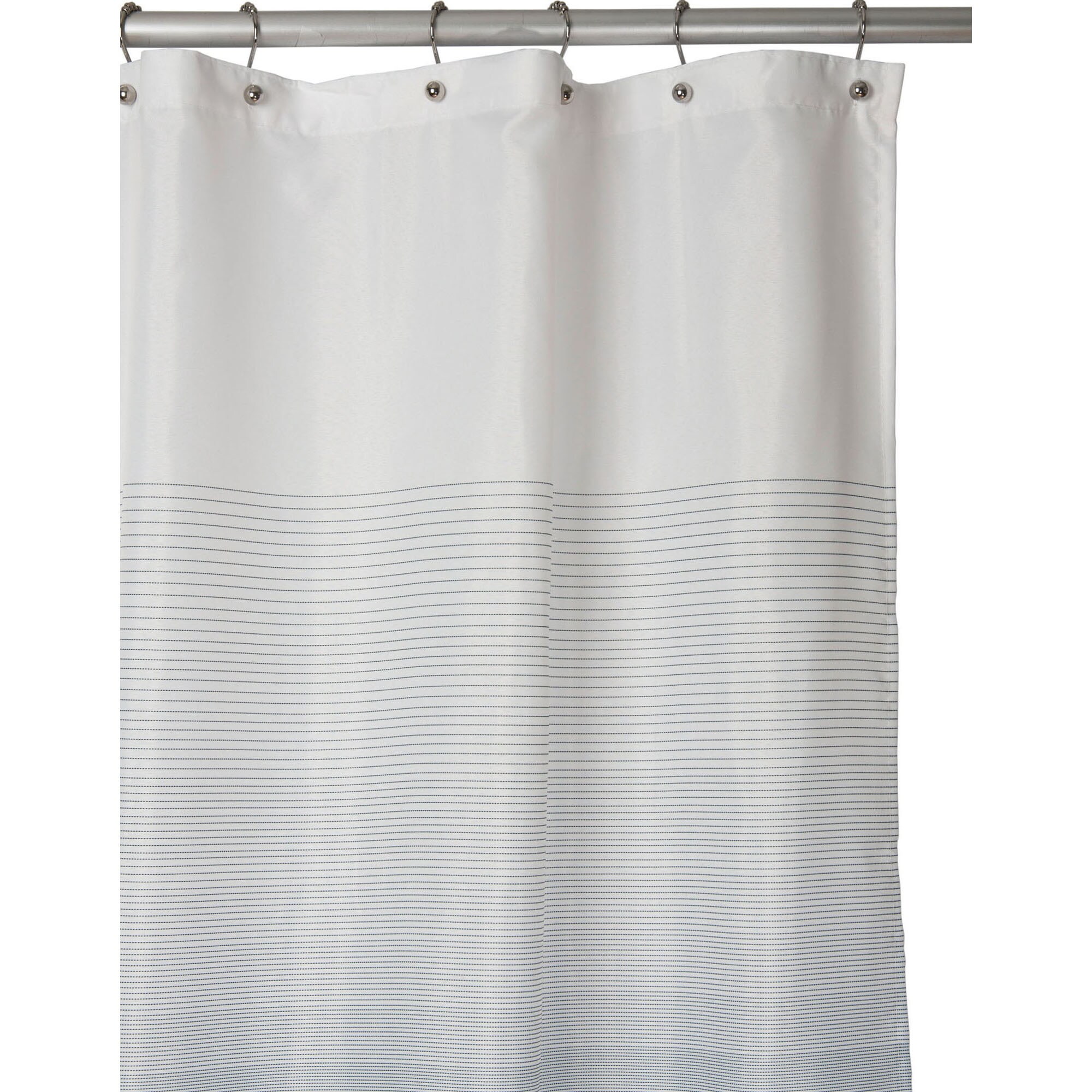 Shop Famous Home Zack Pewter Shower Curtain Free Shipping On