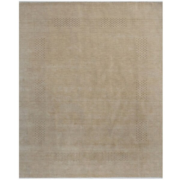 Handmade Gabbeh Wool Rug (India) - 8' x 10'. Opens flyout.