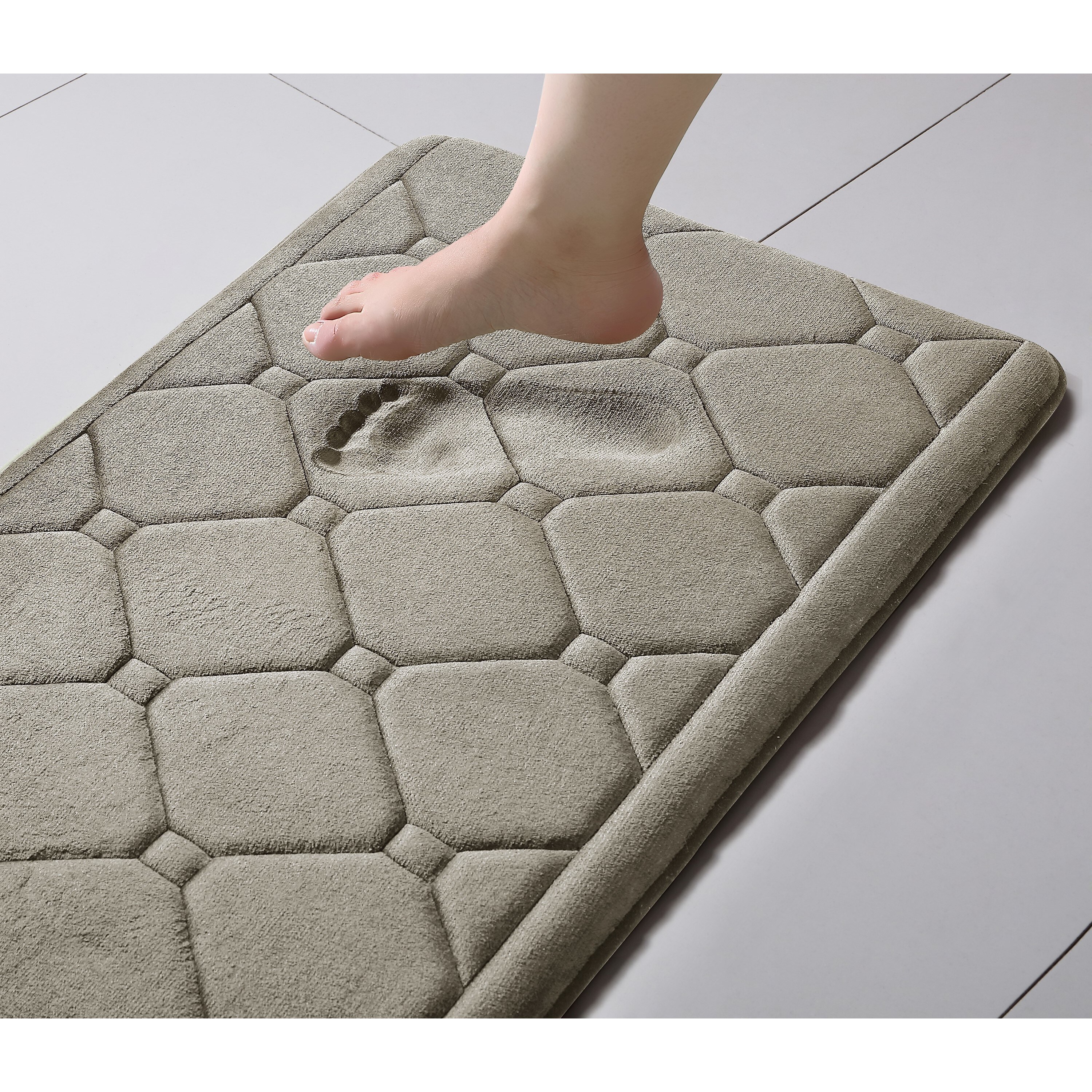 Shop Vcny Home Bella Memory Foam Bath Runner On Sale Free