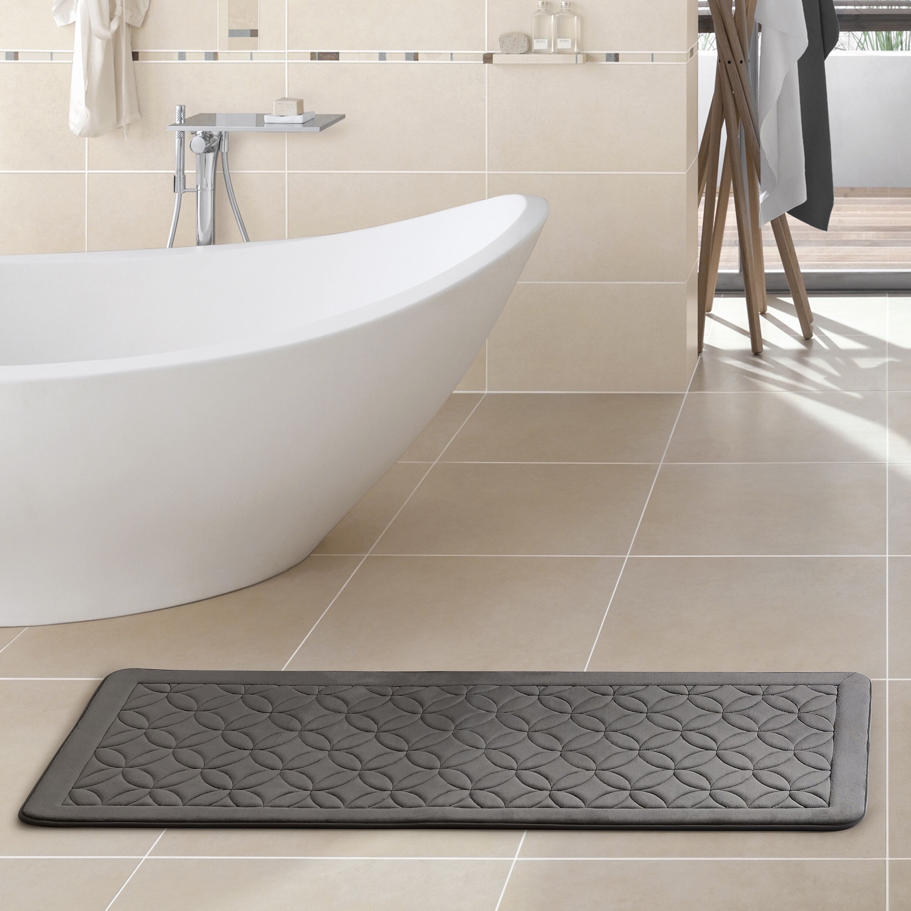 Shop VCNY Home Chanel 24x60 Memory Foam Bath Runner - 24 x 60 - On Sale - Free Shipping On 