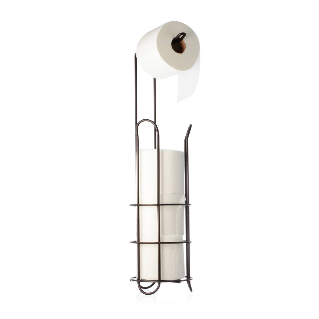 Ybmhome Free Standing Toilet Paper Roll Holder Stand
