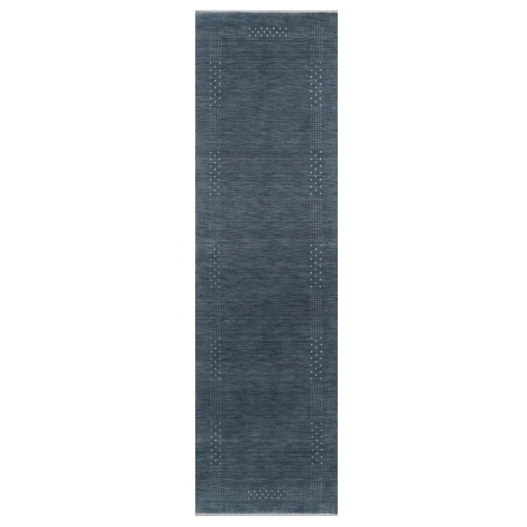 Handmade Gabbeh Wool Runner (India) - 2'6 x 10'