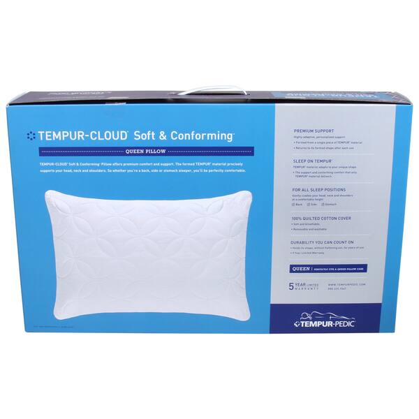 Shop Tempur Cloud Soft And Conforming Memory Foam Pillow Free
