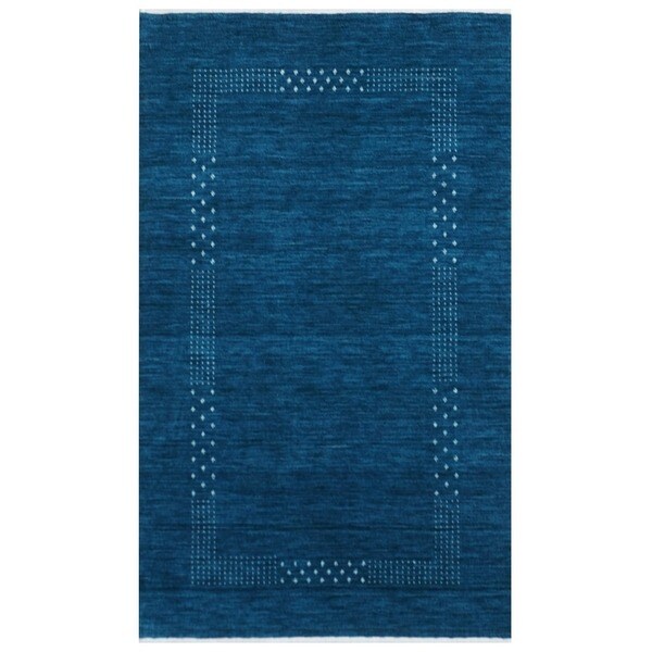 Handmade Gabbeh Wool Rug (India) - 3' x 5'. Opens flyout.