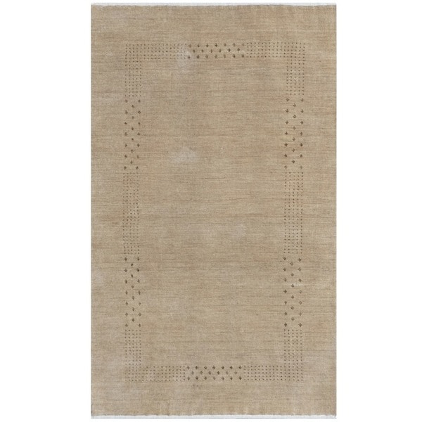 Handmade Gabbeh Wool Rug (India) - 3' x 5'. Opens flyout.