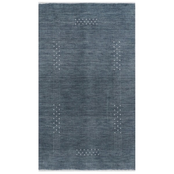 Handmade Gabbeh Wool Rug (India) - 3' x 5'. Opens flyout.