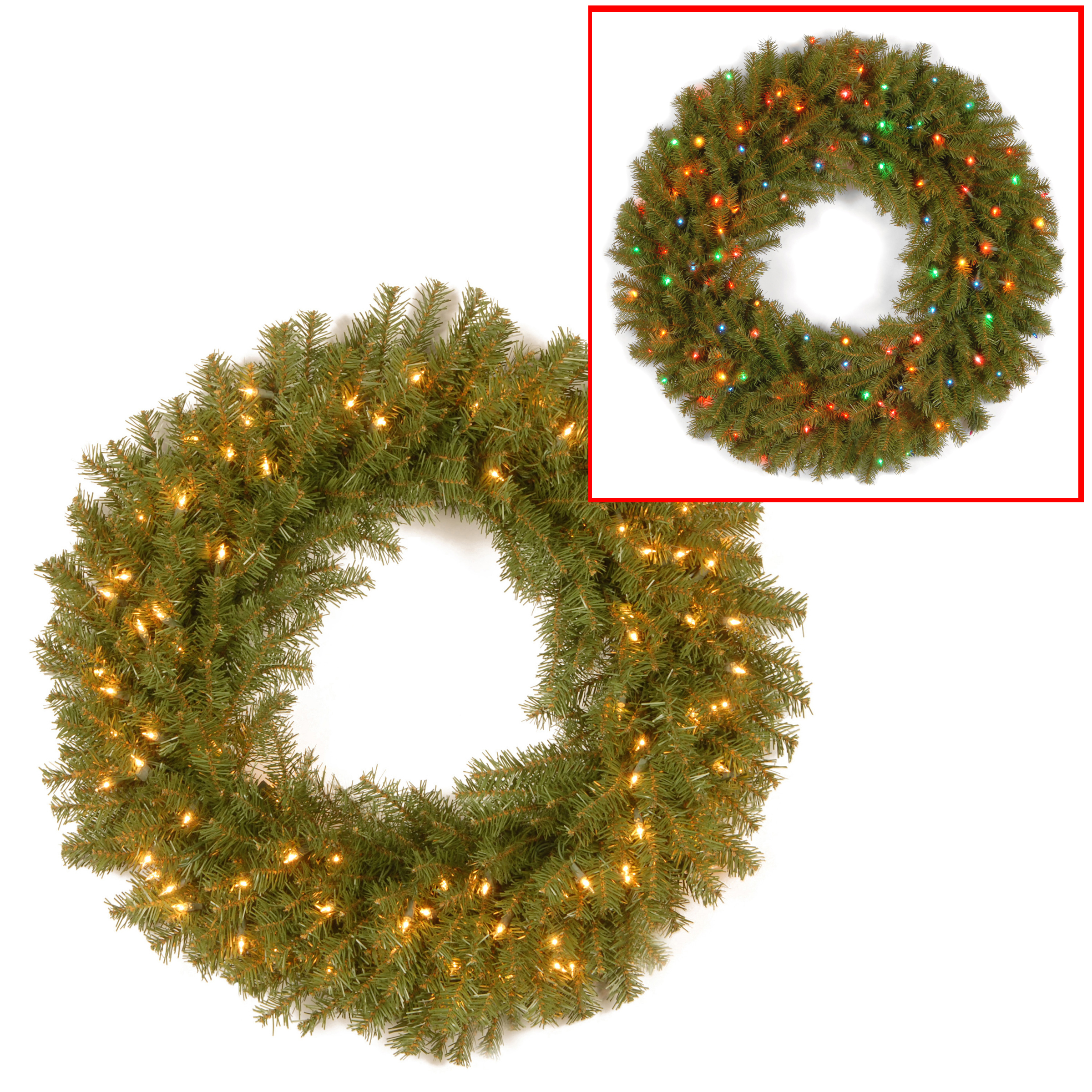 36 in battery operated wreath