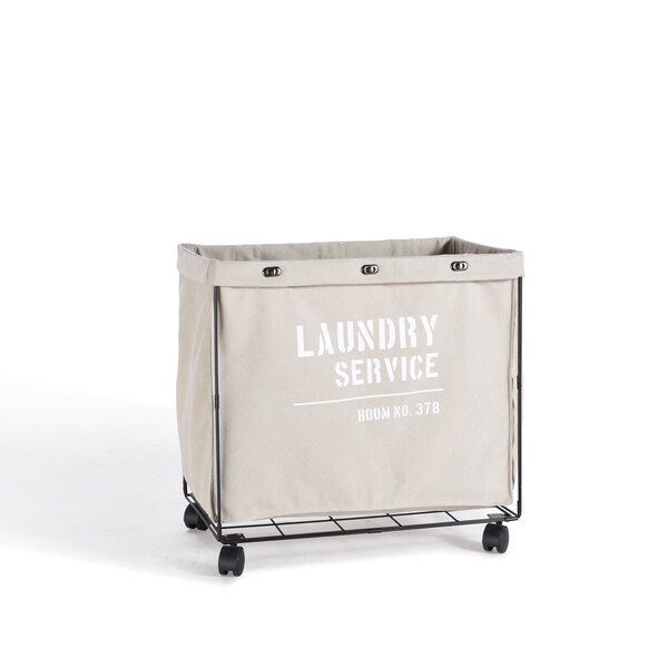 canvas laundry hamper