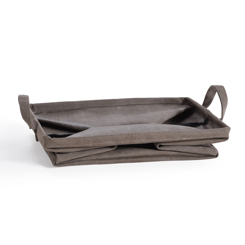 Danya B. Army Canvas Laundry Basket