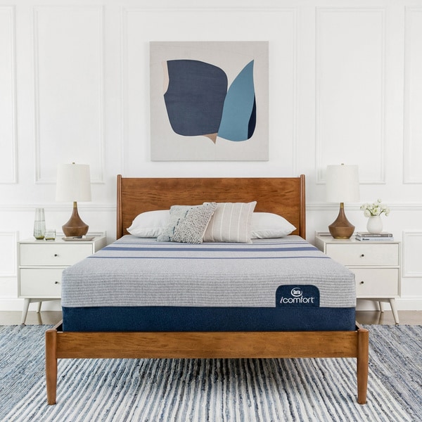 Serta iComfort Blue Max 1000 13-inch Cushion Firm California King-size Adjustable Memory Foam Mattress Set