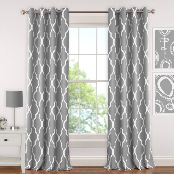 emery linen grommet blackout curtain