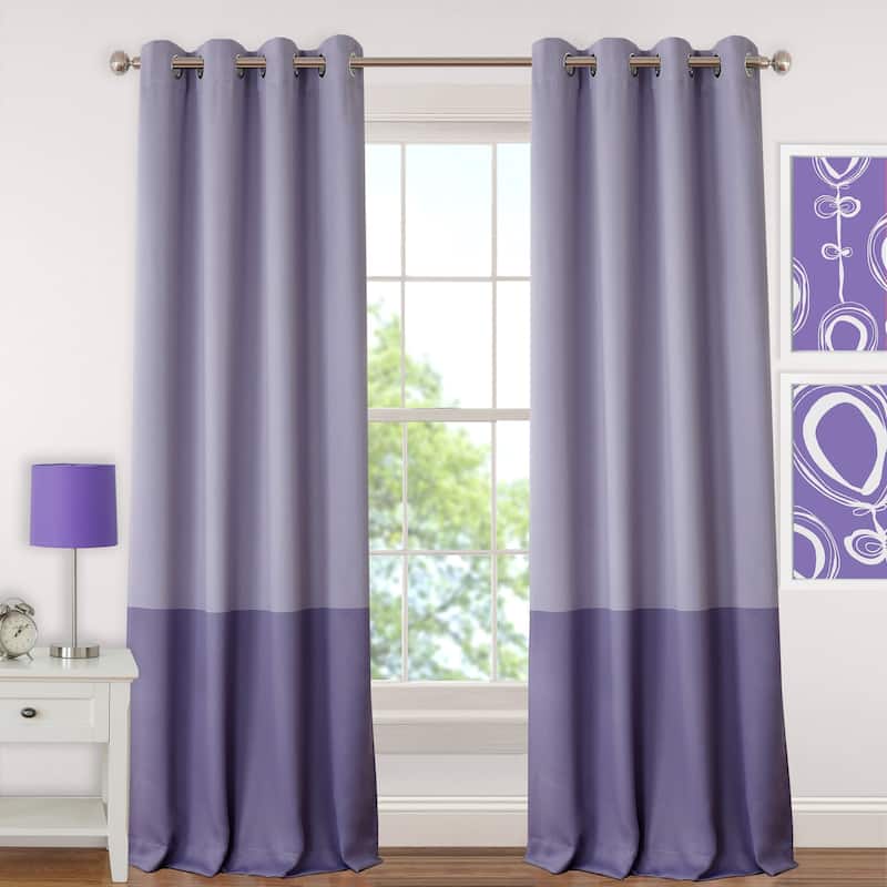 Elrene Madeline Juvenile Room Darkening Grommet Curtain Panel
