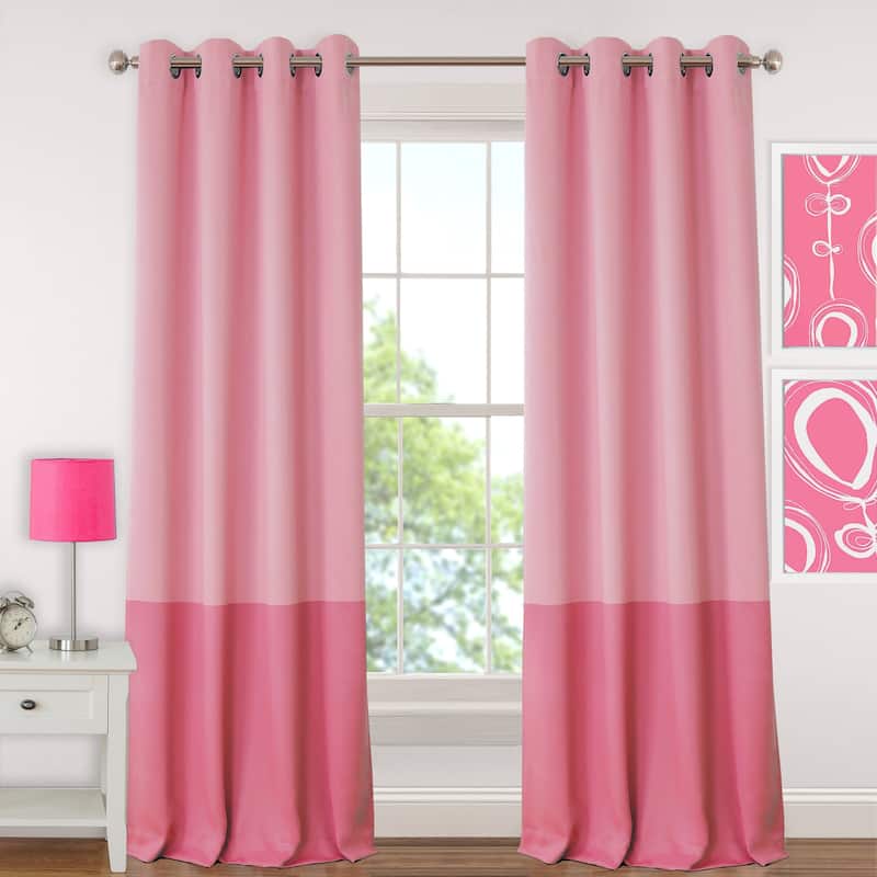 Elrene Madeline Juvenile Room Darkening Grommet Curtain Panel