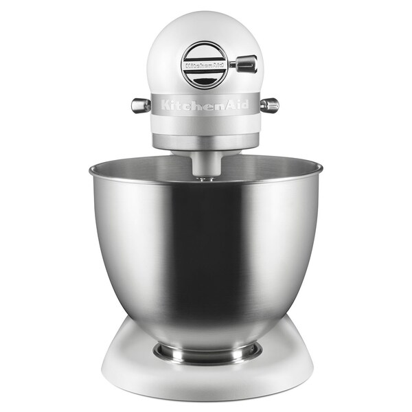 KitchenAid Matte White Artisan Mini 3.5 Quart Tilt-Head Stand
