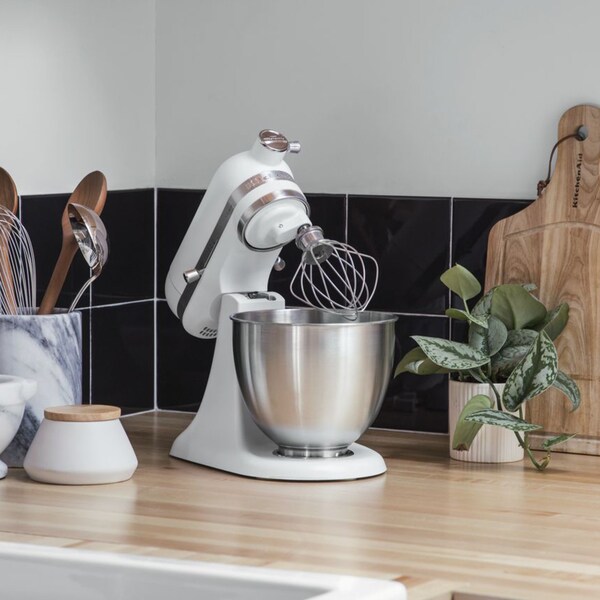 KitchenAid Matte White Artisan Mini 3.5 Quart Tilt-Head Stand