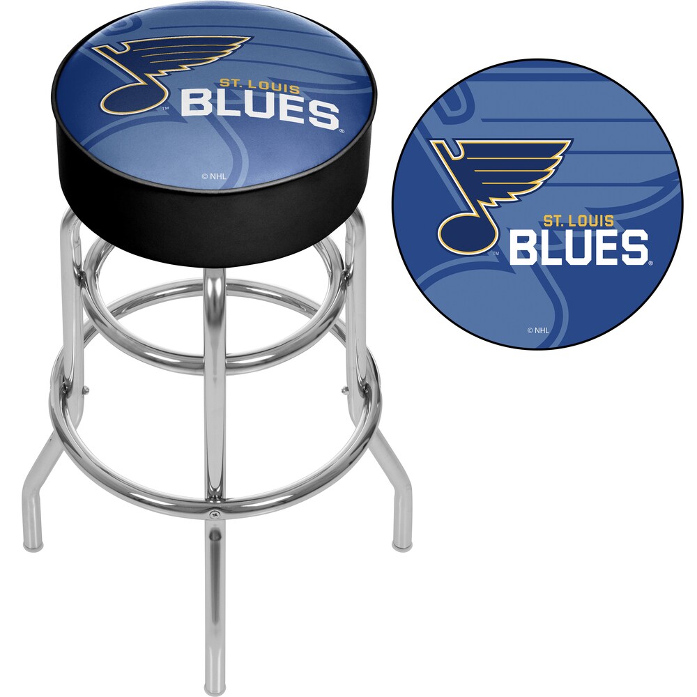 NHL Chrome Pub Table - Watermark - St. Louis Blues