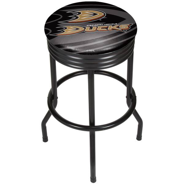 NHL Black Ribbed Bar Stool 20.75 x 20.75 x 29 On Sale Bed Bath