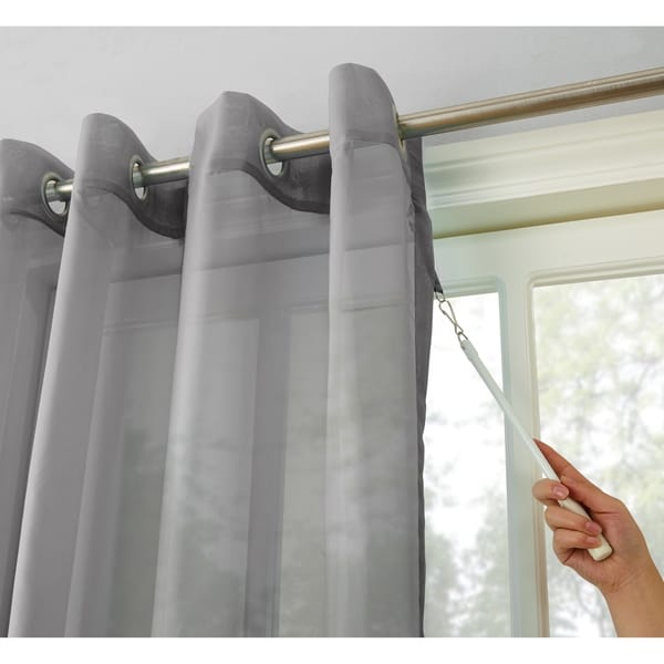 No 918 Emily Extra Wide Sheer Voile Sliding Patio Door Curtain Panel 100 X No 918 Emily Extra Wide Sheer Voile