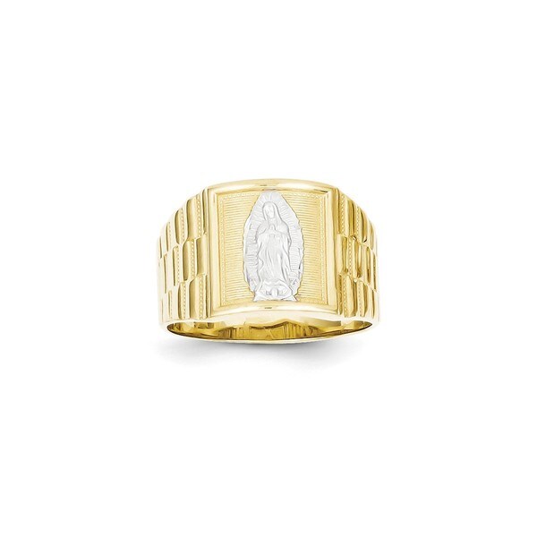 our lady of guadalupe gold ring