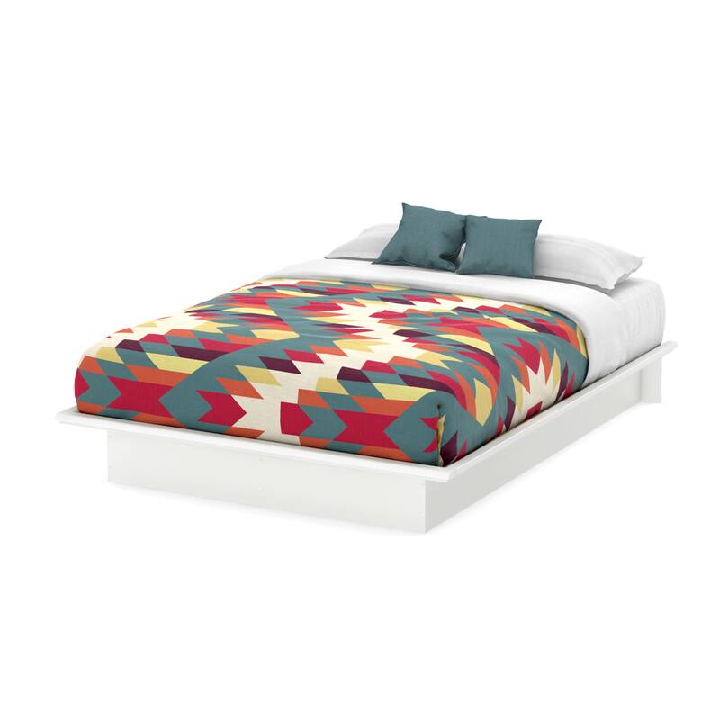 South Shore Step One Queen Platform Bed and Headboard (54/60'')