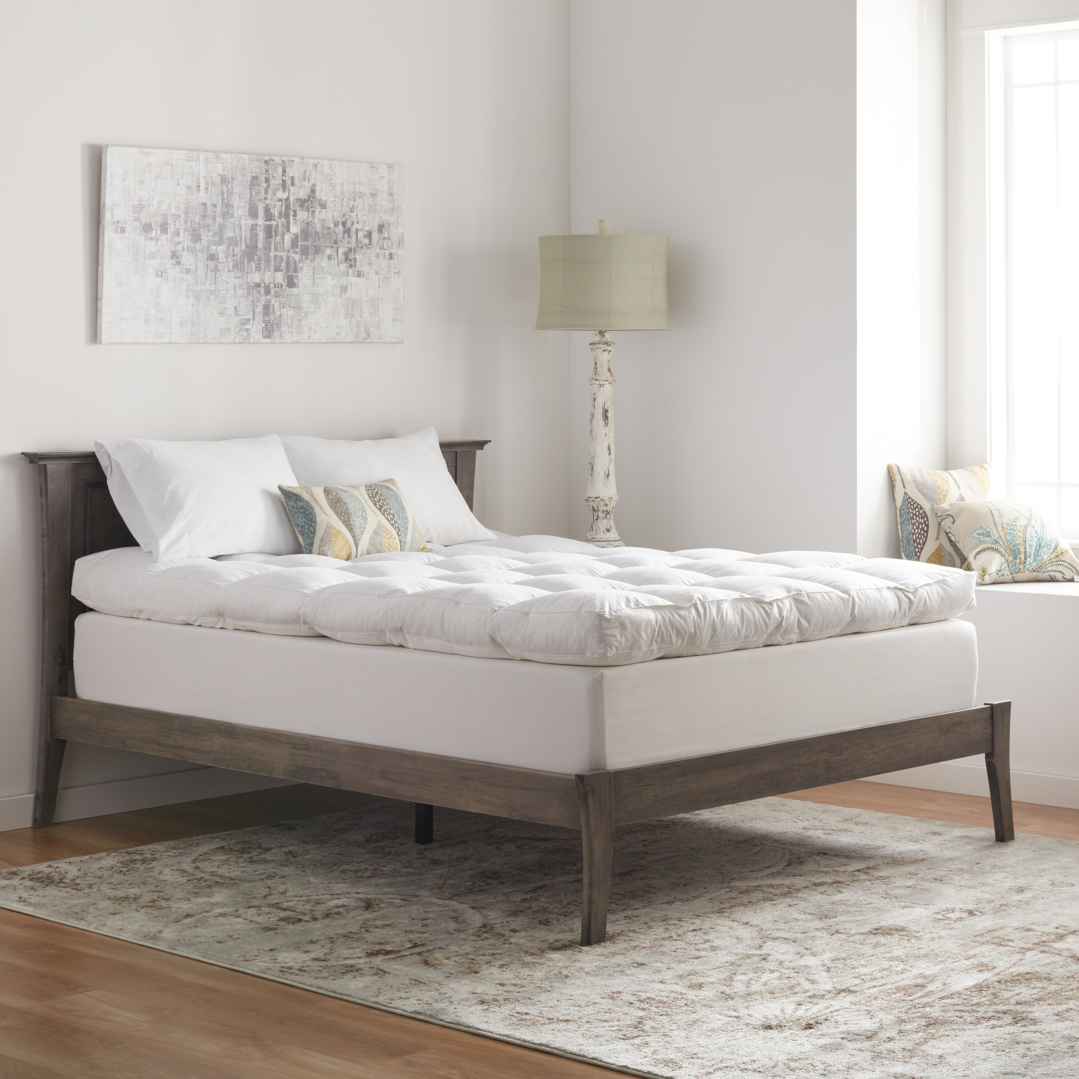 european style feather bed