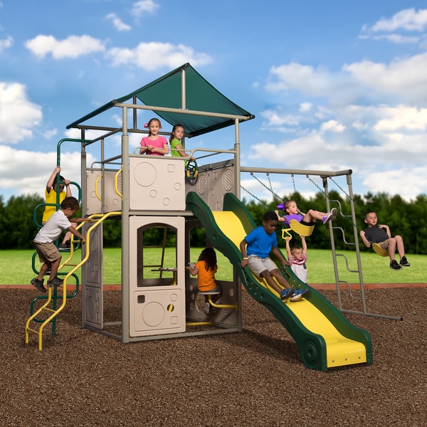 metal playsets backyard