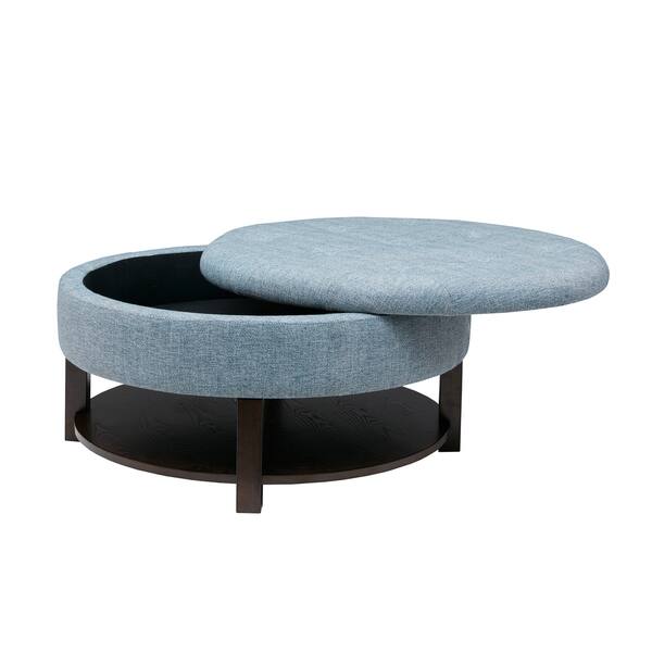 15 Best Ottoman Coffee Tables Leather Round And Tufted Ottoman Coffee Tables