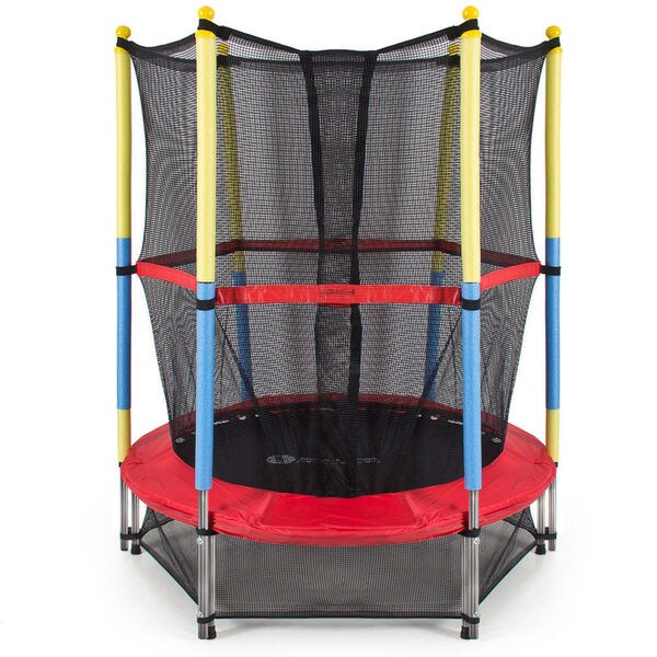 Mini Round Trampoline 1.4m Dual Feet (Thickened Package Box)