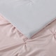 preview thumbnail 12 of 16, My World Pinch Pleat Solid Reversible Comforter Set