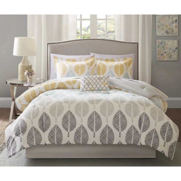 Madison Park Essentials Maible Complete Comforter Set Aqu