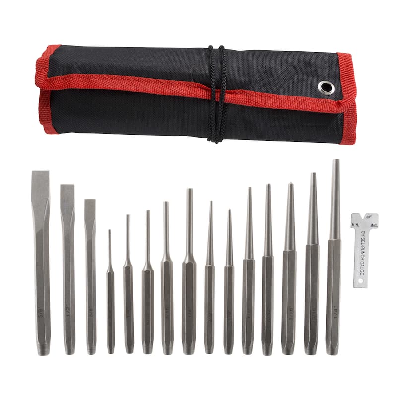 Punch And Chisel Set, 16 Pieces- By Stalwart