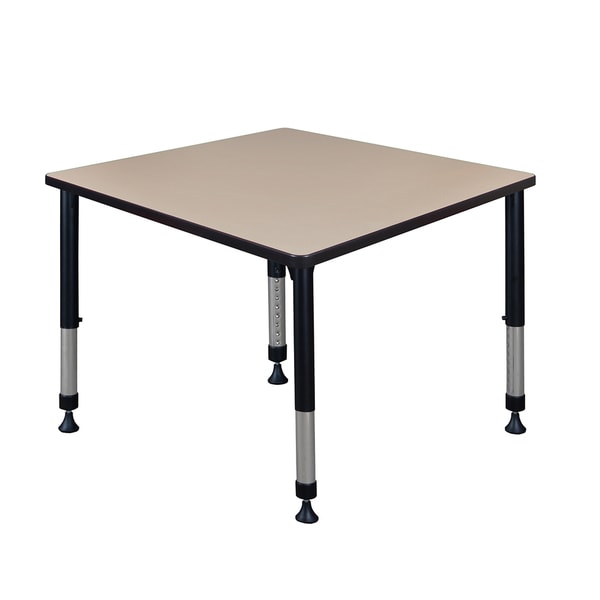 Kee 36" Square Height Adjustable Classroom Table