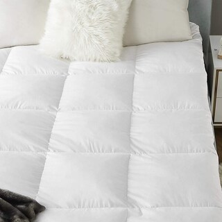 Byourbed Baffle Box Down Goose Featherbed - White - Bed Bath & Beyond ...