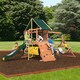 preview thumbnail 1 of 4, Backyard Discovery Rockin' Adventure All Cedar Swing Set - Green