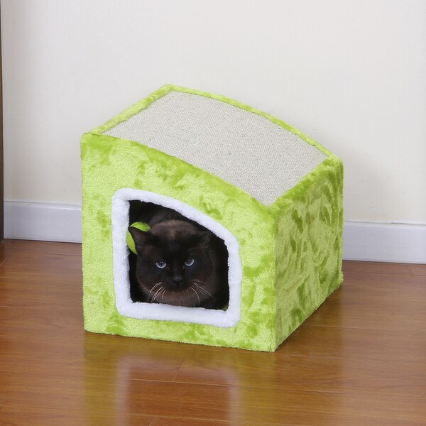 Petpals Moyo Cat Condo With Sisal Mat Teasing Toys On Petpals Moyo Cat Condo With Sisal Mat Teasing Toys