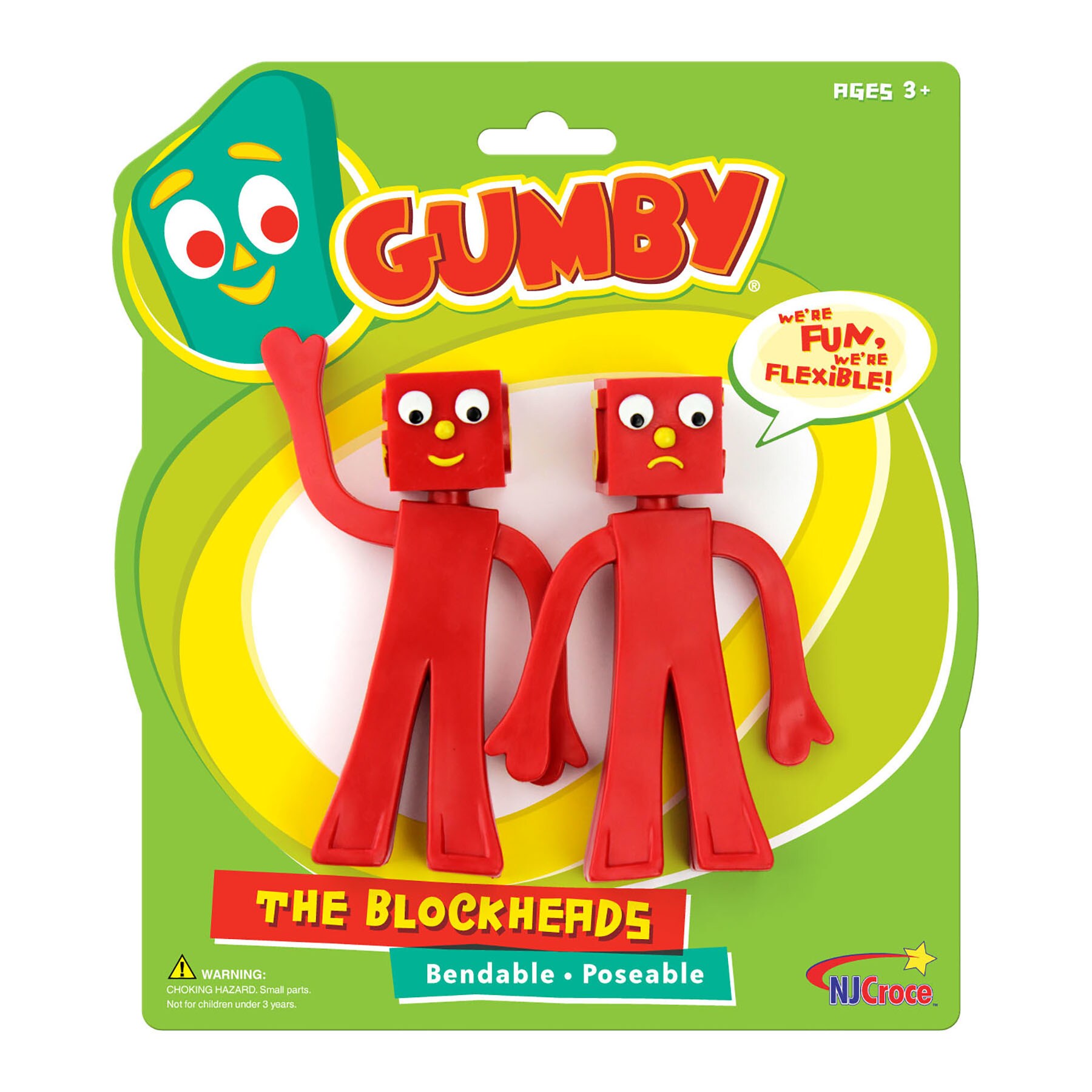gumby and pokey bendable figures