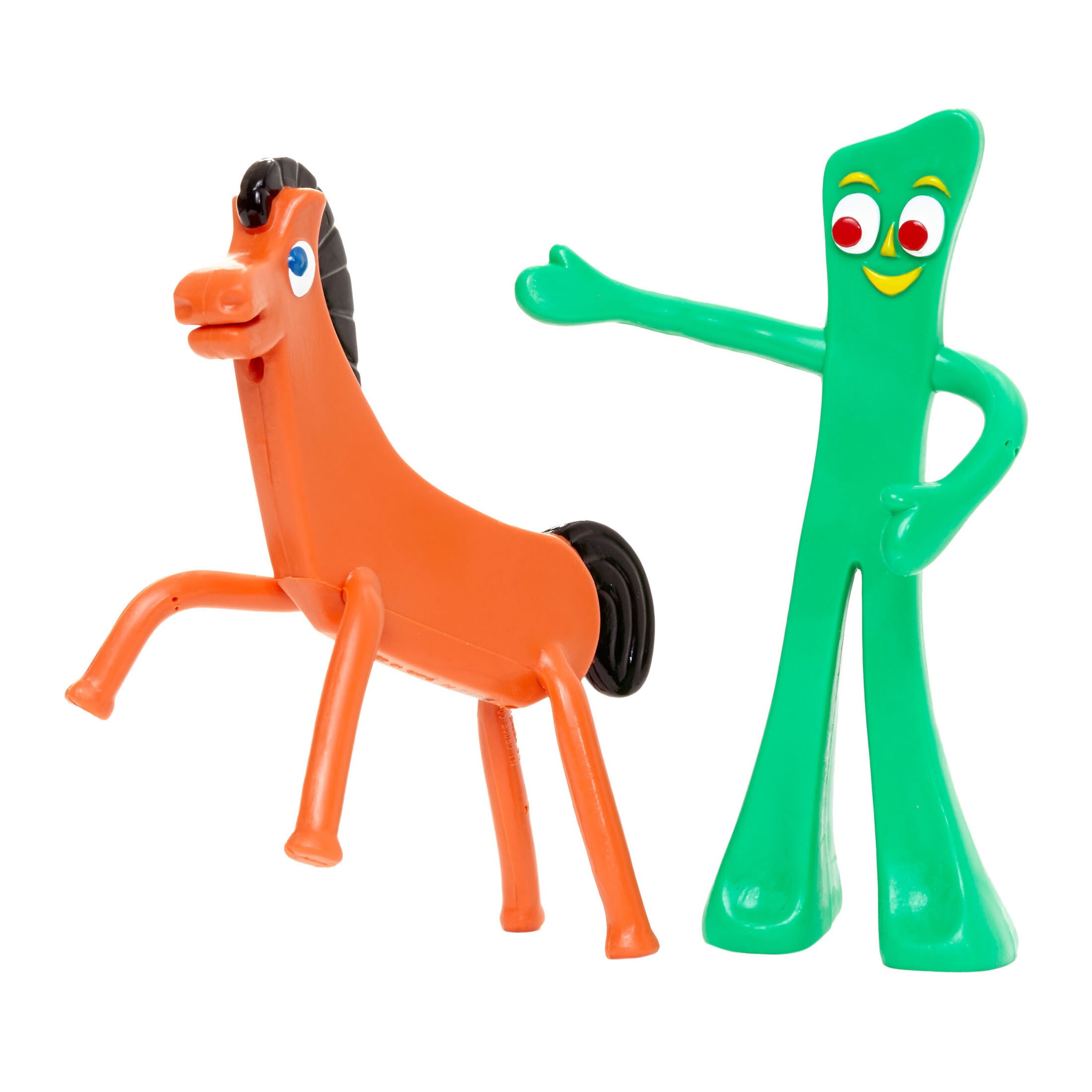 gumby and pokey bendable figures