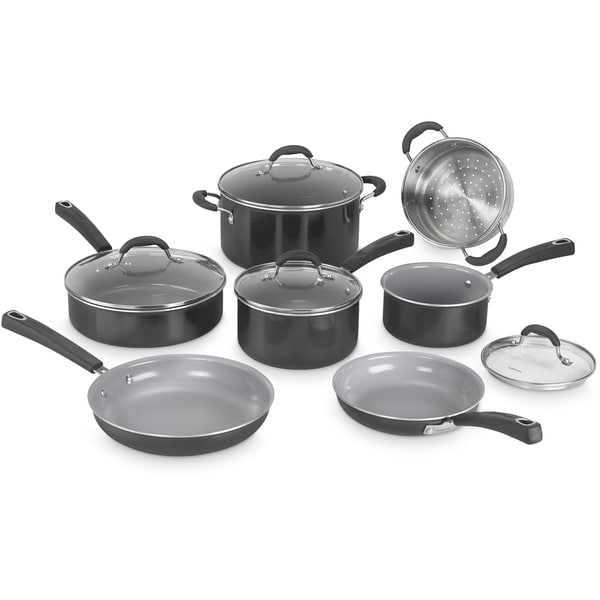 Shop Cuisinart 55-11BK Black Advantage Nonstick 11-piece