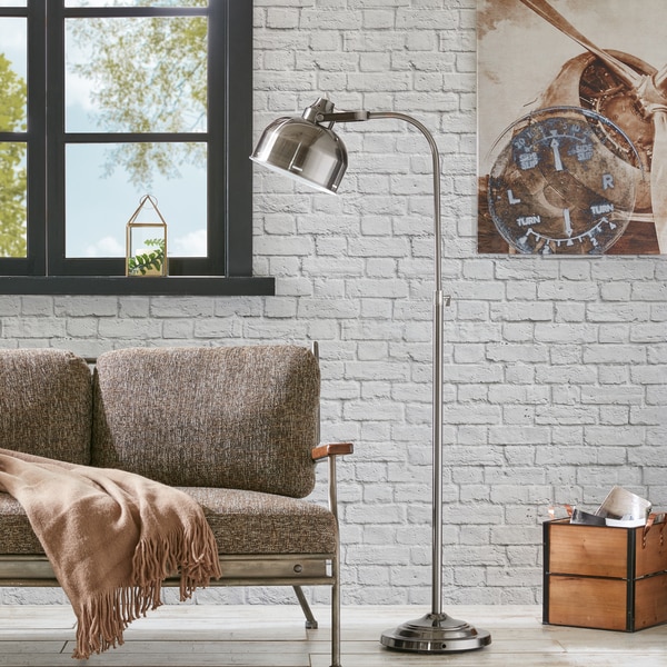 INK+IVY Tribecca Dark Grey Floor Lamp