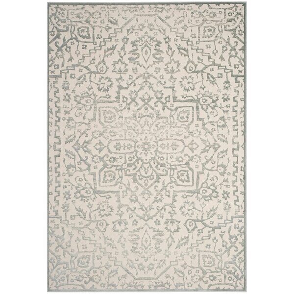 Safavieh Le Transitional Oriental Viscose Light Blue Ivory Area Safavieh Le Transitional Oriental Viscose Light Blue Ivory Area Rug 8 X27