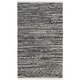 preview thumbnail 49 of 49, SAFAVIEH Handmade Rag Rug Ljubika Casual Stripe Cotton Rug with Fringe 2' x 3' - Grey - Rectangle