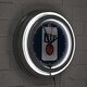 preview thumbnail 6 of 4, Miller Lite Chrome Double Rung Neon Clock - Minimalist Can - 14.5" x 14.5" x 3"