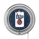 preview thumbnail 2 of 4, Miller Lite Chrome Double Rung Neon Clock - Minimalist Can - 14.5" x 14.5" x 3"
